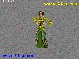 赤壁 新娘黄色时装模型带动作的图片