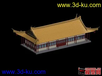 寺庙模型一个，喜欢的拿走吧！的图片