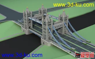 3D打印模型伦敦桥，有需要拿走吧！的图片