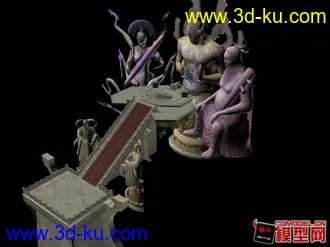 仙剑奇侠传5前传 场景模型的图片