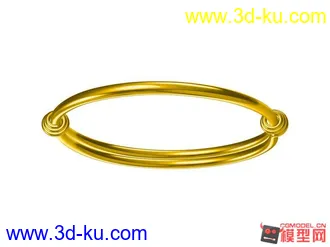 3D打印模型小孩子婴儿手镯，可定制，stl格式的图片