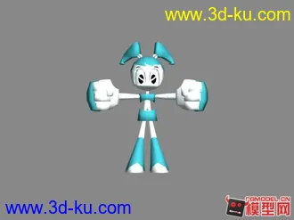 3D打印模型尼克卡通 - 玩具机器人来袭 - 青少年机器人 - XJ-9号/珍妮的图片