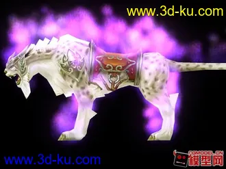 豹已绑定模型的图片