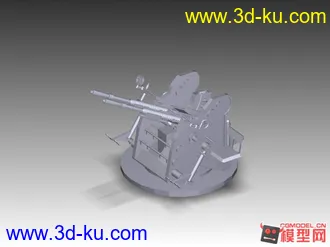 3D打印模型25-mm type 96 Model 2 double gun的图片
