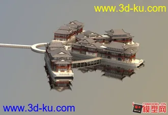 3D打印模型江南船坊一个，有要的拿走吧！的图片