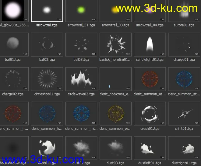 龙之谷 特效贴图 带通道模型的图片1