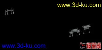 3D打印模型中式建筑2 再来一组的图片