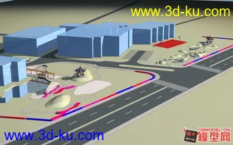 3D打印模型中式建筑2 再来一组的图片