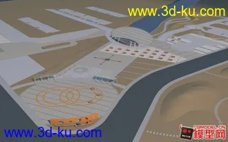 中式建筑系列3    带多个道路模型  希望大家用得上的图片