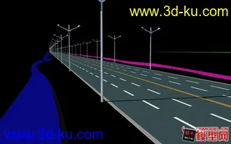 中式建筑系列3    带多个道路模型  希望大家用得上的图片