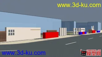 中式建筑系列3    带多个道路模型  希望大家用得上的图片