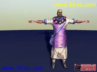 男角色一名模型的图片