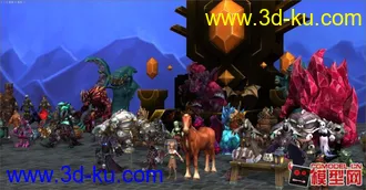 3D打印模型火炬之光2 【角色怪物】+【贴图大全1500张】的图片
