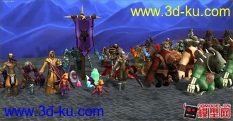 3D打印模型火炬之光2 【角色怪物】+【贴图大全1500张】的图片