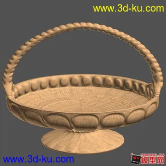 3D打印模型竹蓝的图片