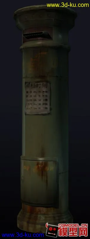 3D打印模型一个邮筒的图片