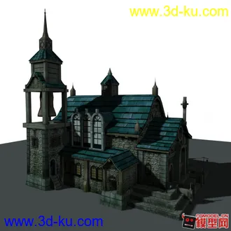3D打印模型欧式建筑的图片