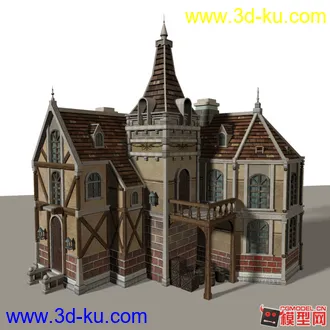 3D打印模型欧式建筑的图片