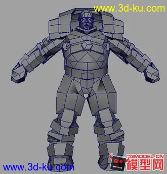 霸气机器人模型+贴图的图片