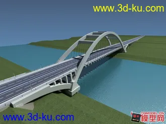 模型下载 ---拱桥max2011版(原创模型,仅在CG模型网上传)的图片