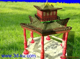 3D打印模型发个亭子，请指教的图片