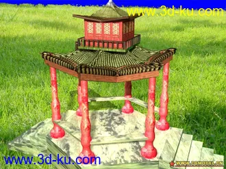 3D打印模型发个亭子，请指教的图片