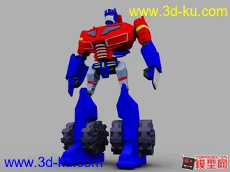 3D打印模型【原创】08动画版擎天柱（- -~底模我忘了保存了……）的图片