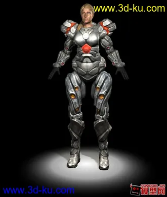 3D打印模型女机器人的图片