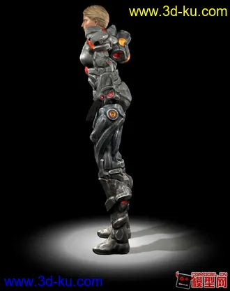 3D打印模型女机器人的图片