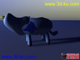 Q版牛牛模型的图片