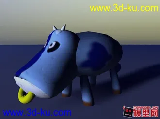 Q版牛牛模型的图片