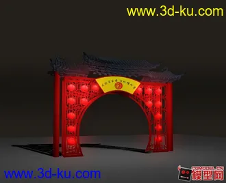 3D打印模型舞台场景的图片
