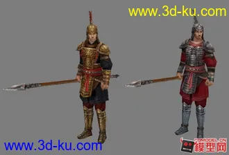 3D打印模型士兵的图片