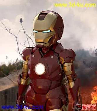 3D打印模型钢铁娃 obj的图片