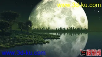 3D打印模型美丽夜晚的图片