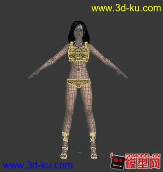 女孩模型 骨骼  表情 模型 下载的图片