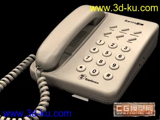 3D打印模型家用电话机的图片