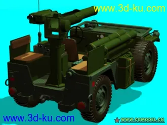 3D打印模型带导弹发射器的美国吉普 （MAX格式）的图片