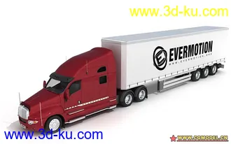 3D打印模型國外大貨車的图片