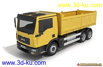 3D打印模型國外大卡車的图片