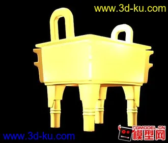 3D打印模型古代祭祀器皿 鼎的图片