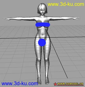 3D打印模型泳装倩萝莉mm的图片