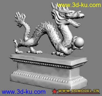 3D打印模型中国龙的图片
