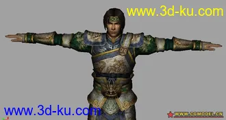 3D打印模型无双大蛇角色之赵云的图片