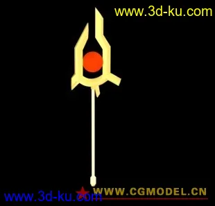 3D打印模型哈哈  发现有人发魔法少女的武器 我也发一个的图片