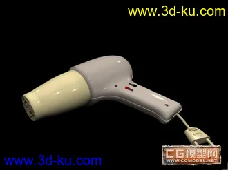 3D打印模型做头发的电吹风的图片