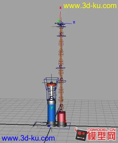 打气筒模型的图片1