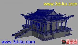 3D打印模型中国古代建筑的图片