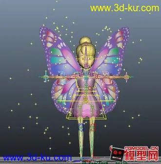 蝴蝶仙子模型的图片