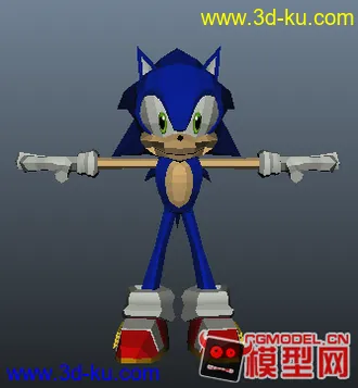 3D打印模型索尼克的图片